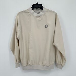 Vintage Jack Nicklaus Golf Pullover Jacket Mens S‎ Cream The Memorial Tournament